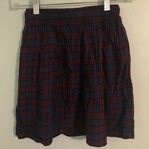 Abercrombie Soft Plaid Skirt